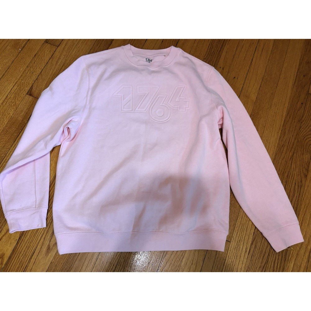 1764 Golf Men's Sweatshirt Pink Size Large